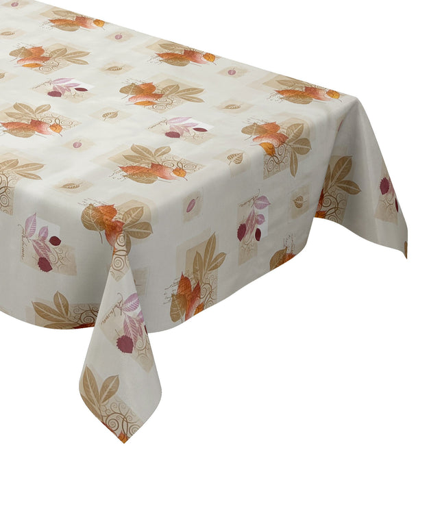 Wachstuchtischdecke Herbst Blätter Laub