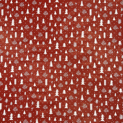 KEVKUS Wachstuch Tischdecke Weihnachten CY60 rot eckig rund oval