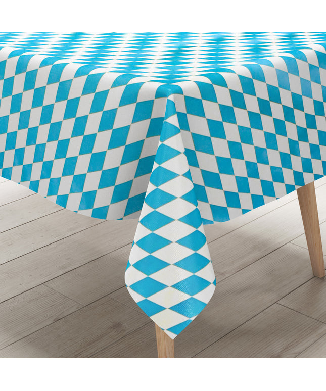 Wachstuch Tischdecke Bayerische Raute