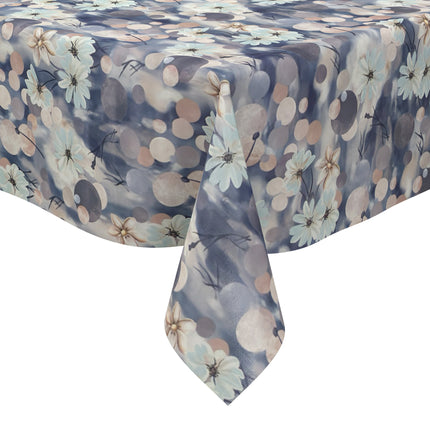 Wachstuch Tischdecke 35906 DN60 Modern Kugeln Kreise Blüten eckig rund oval