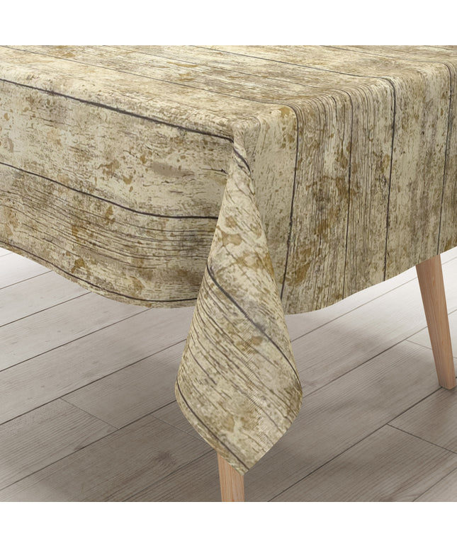 Wachstuch Tischdecke Holz Dielen