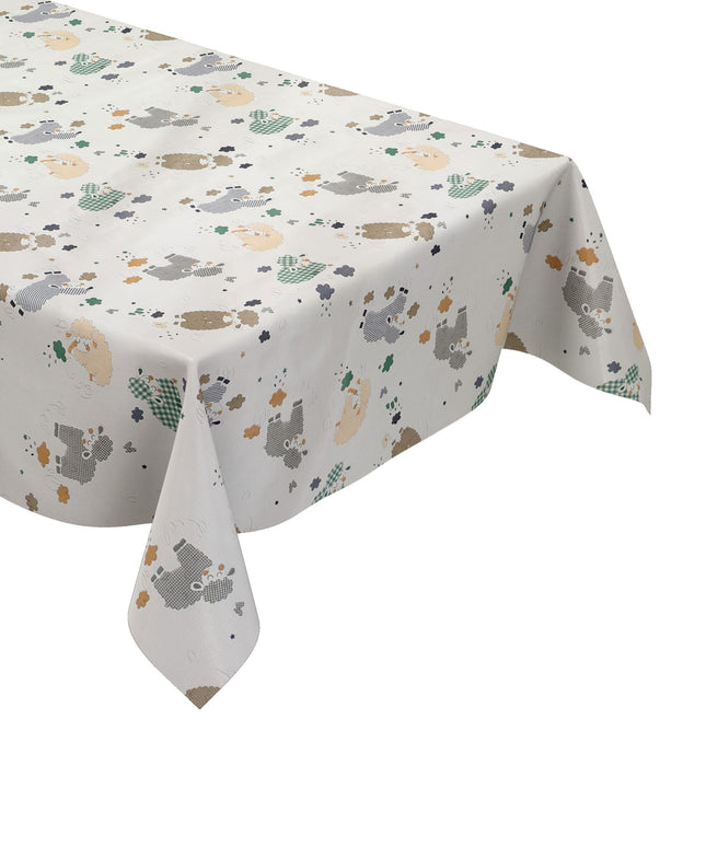 Wachstuch Tischdecke Schaf
