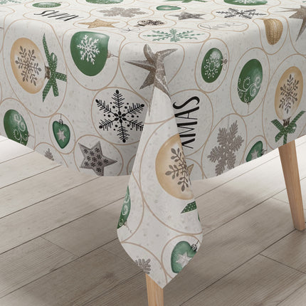 Wachstuch Tischdecke Weihnachten X_Mas Schnee