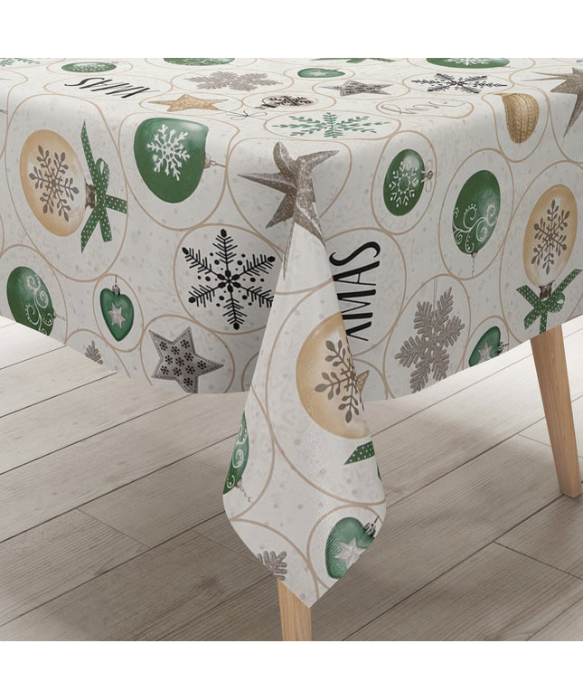 Wachstuch Tischdecke Weihnachten X_Mas Schnee
