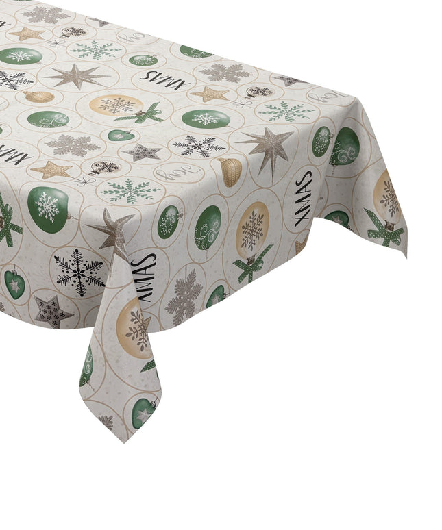 Wachstuch Tischdecke Weihnachten X_Mas Schnee