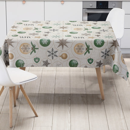 Wachstuch Tischdecke Weihnachten X_Mas Schnee