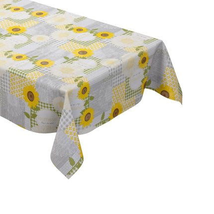 Wachstuch Tischdecke Sonnenblumen