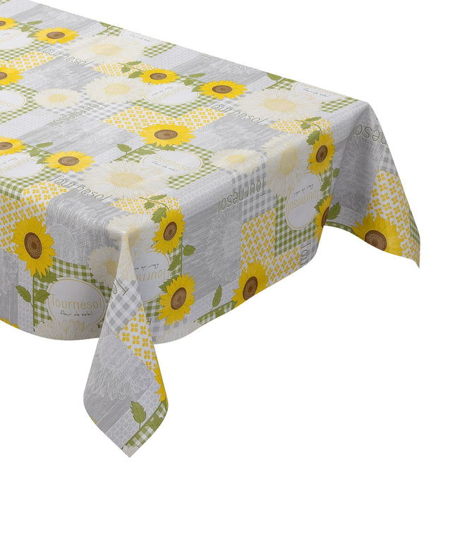 Wachstuch Tischdecke Sonnenblumen