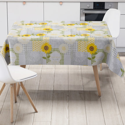 Wachstuch Tischdecke Sonnenblumen