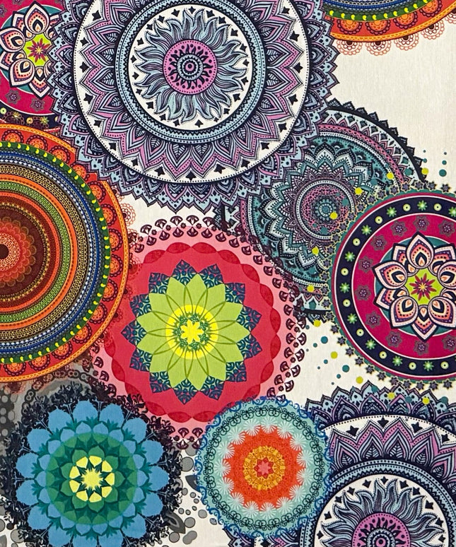 Baumwoll Tischdecke Mandala Bollywood