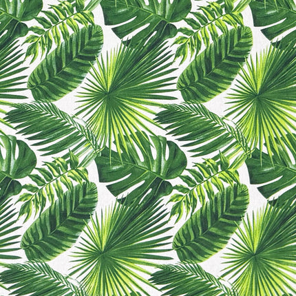 Beschichtete Baumwolle Tischdecke Dschungel Monstera
