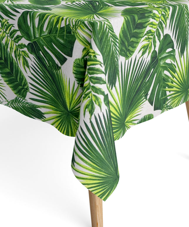 Beschichtete Baumwolle Tischdecke Dschungel Monstera