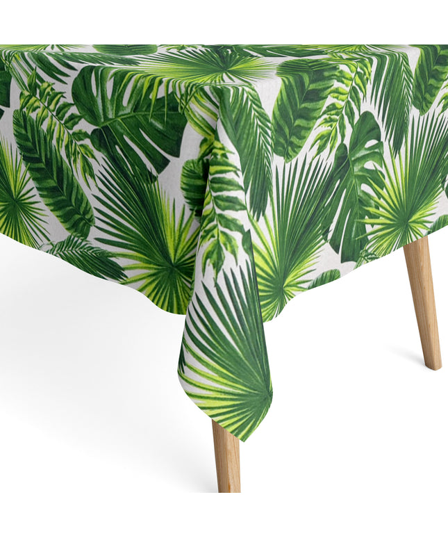 Beschichtete Baumwolle Tischdecke Dschungel Monstera