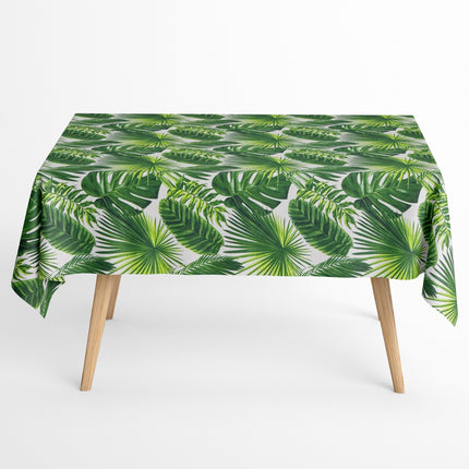 Beschichtete Baumwolle Tischdecke Dschungel Monstera