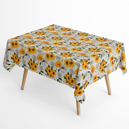 Jacquard Tischdecke Sonnenblumen