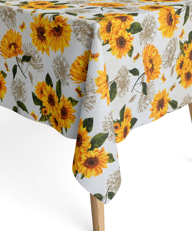 Jacquard Tischdecke Sonnenblumen