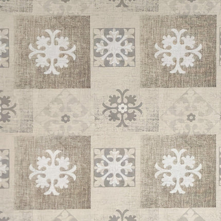 Wachstuch Tischdecke Ornamente beige