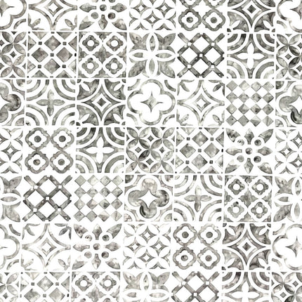 Wachstuch TIschdecke Mosaik grau
