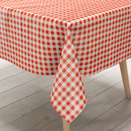 Wachstuch Tischdecke kariert vichy rot