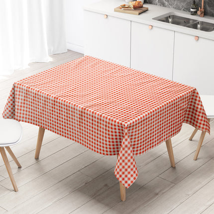 Wachstuch Tischdecke kariert vichy rot