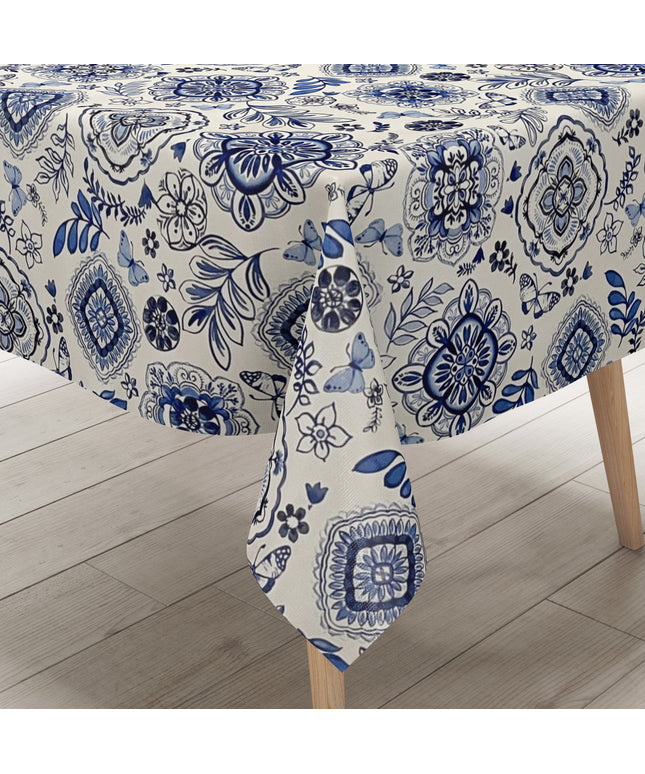 Wachstuch Tischdecke Zwiebelmuster