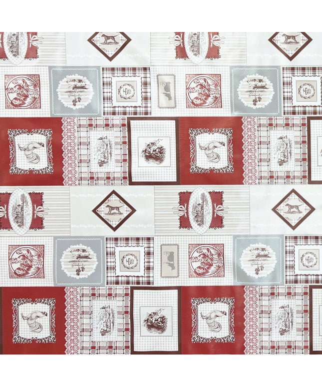 Wachstuch Rolle SONDERPOSTEN Hühner Landhaus B3892-01 Rollenware