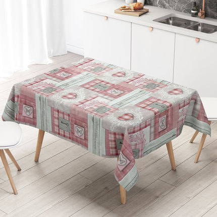 Wachstuch Rolle SONDERPOSTEN Herzen Landhaus B4019-01 Rollenware