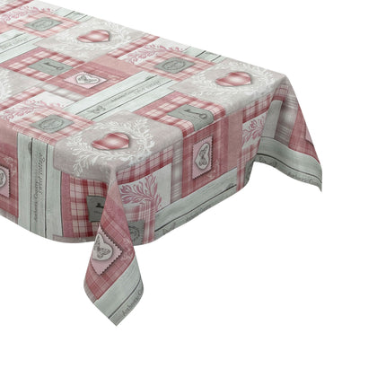 Wachstuch Rolle SONDERPOSTEN Herzen Landhaus B4019-01 Rollenware