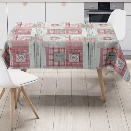 Wachstuch Rolle SONDERPOSTEN Herzen Landhaus B4019-01 Rollenware