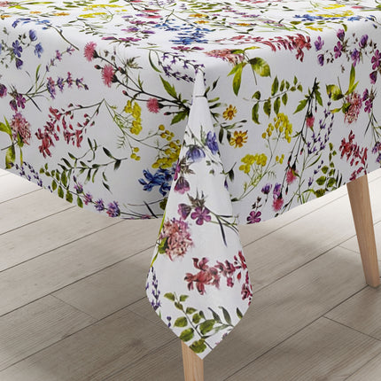 Wachstuch Tischdecke Blumenwiese