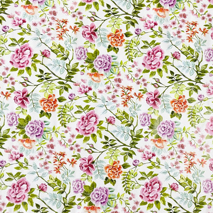 Wachstuch Tischdecke bunte Blumen