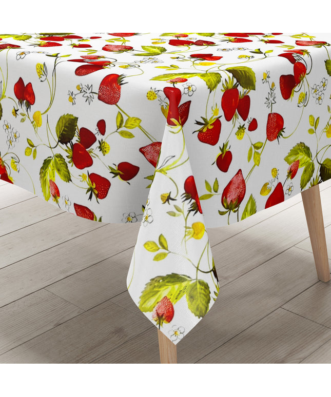 Wachstuch TIschdecke Erdbeeren
