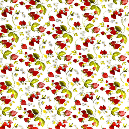 Wachstuch TIschdecke Erdbeeren