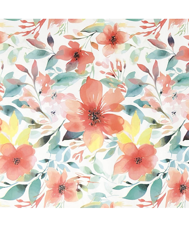 Wachstuch Tischdcke Mohnblumen aquarell