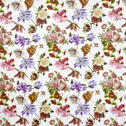 abwaschbare Wachstuch Tischdecke eckig rund oval kaufen kevkus rosen blumen blüten wiese