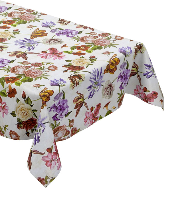 Wachstuch Tischdecke Übergröße Blumen