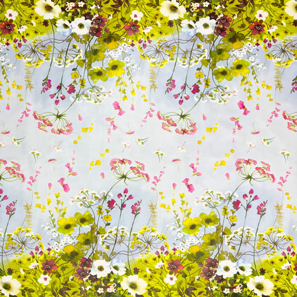 Wachstuch Tischdecke Blumenwiese