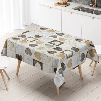 abwaschbare Wachstuchtischdecke Holzmotiv eckig rund oval kevkus wachstuchshop24.de