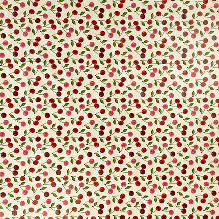 Wachstuch Tischdecke kirschen