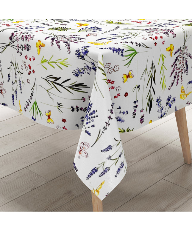Wachstuch Tischdecke Blumenwiese