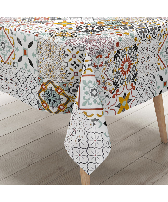 Wachstuch Tischdecke Fliesen Mosaik