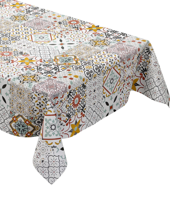 Wachstuch Tischdecke Fliesen Mosaik