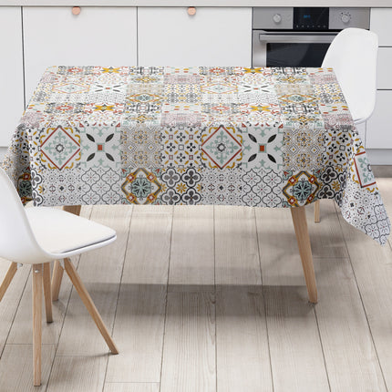Wachstuch Tischdecke Fliesen Mosaik