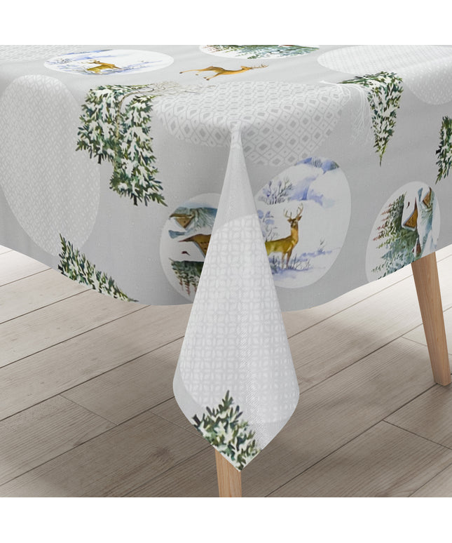 Wachstuch Tischdecke Winter