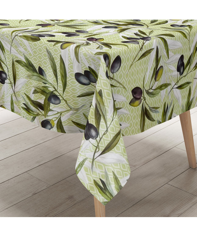Wachstuch Tischdecke Oliven mediterran