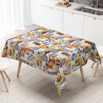 Wachstuch Rolle SONDERPOSTEN Früchte Fliesen B6002-01 Rollenware