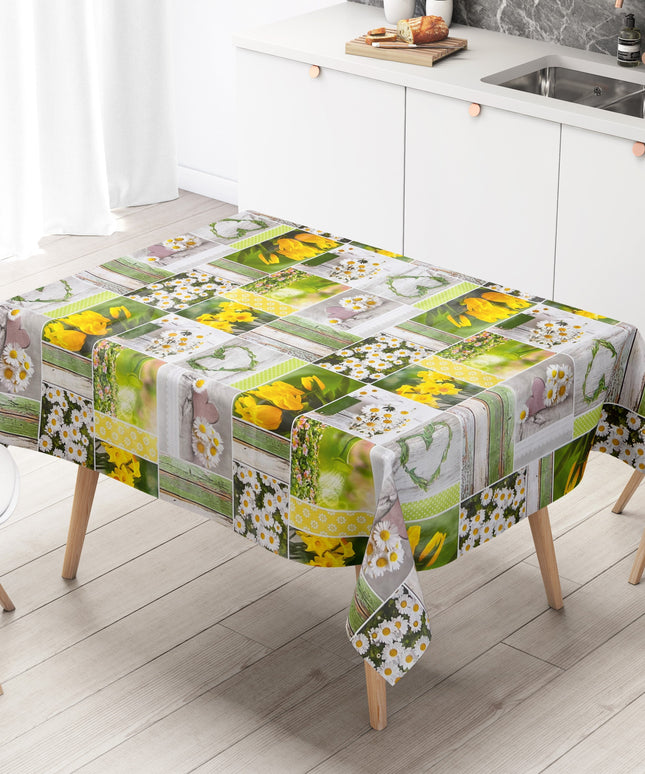 Wachstuch Rolle Meterware Rollenware B6004-01 Osterglocke Narzissen Ostern