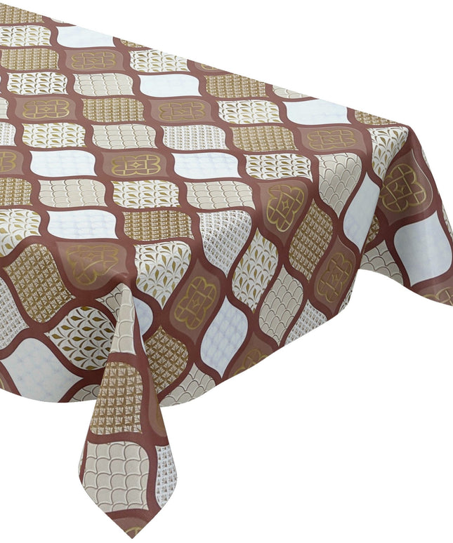 KEVKUS Wachstuchtischdecke Weihnachten bordeaux kaufen www.kevkus.de gold eckig rund oval