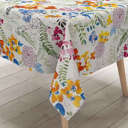 Wachstuchtischdecke Blumen Blüten