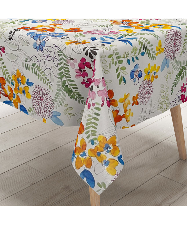Wachstuchtischdecke Blumen Blüten
